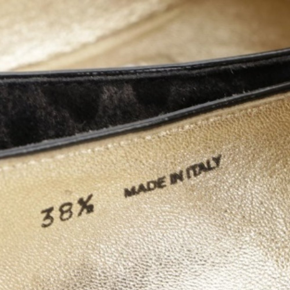 Jimmy Choo Venetian-Style Loafers in Printed Suede with Rubber Soles - Picture 4 of 7